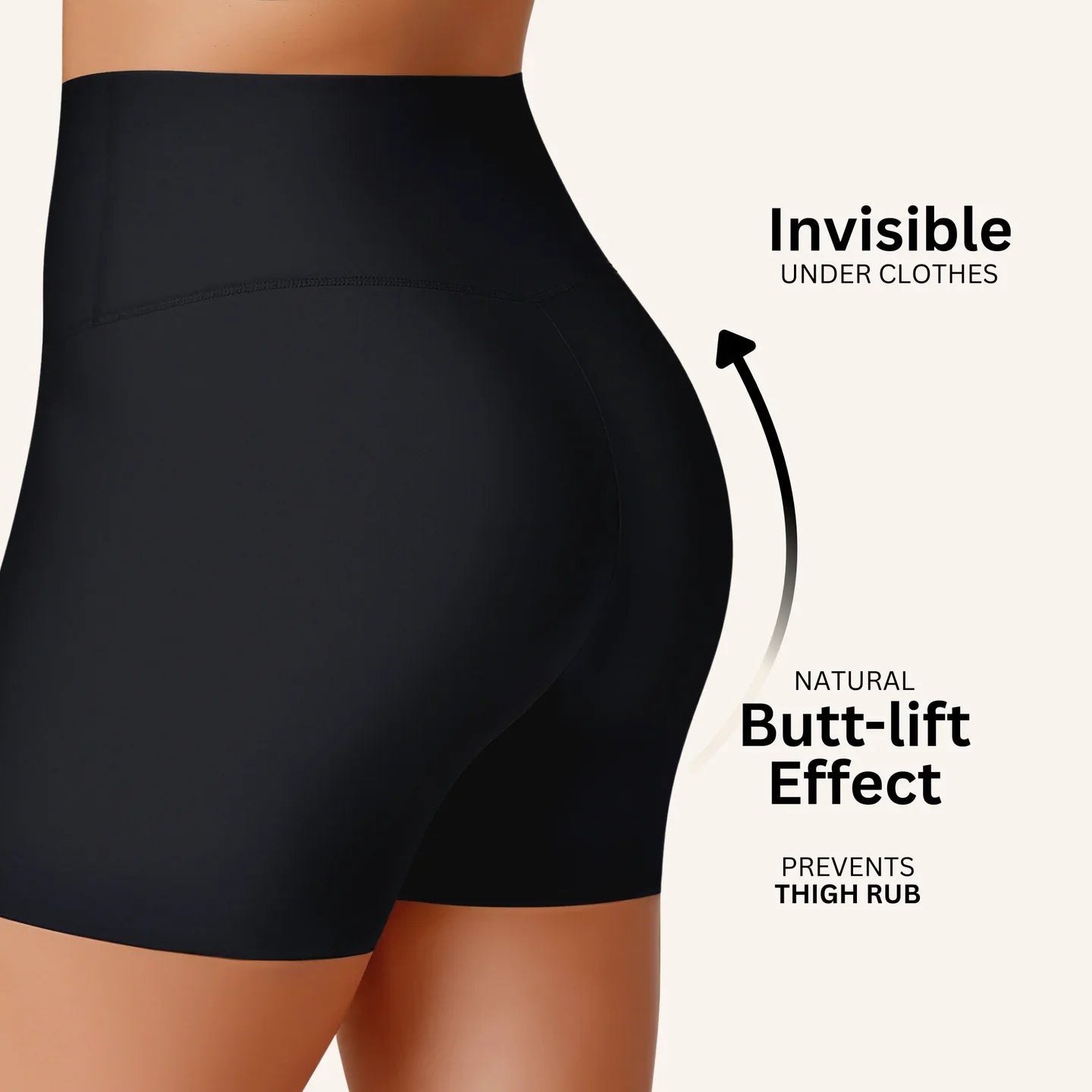 FitFlair™ Stay-In-Place Seamless Shaper Short